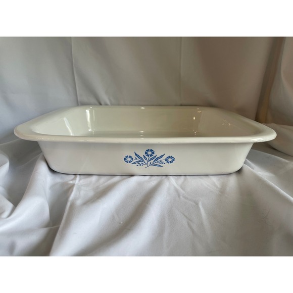 Vintage Corning Ware Blue Cornflower A-21 Baking Dish Casserole USA Made - Picture 1 of 5